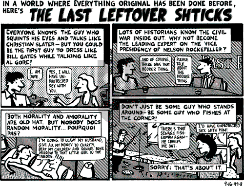 Ted Rall on Monday September 20, 1999 Comic Strip