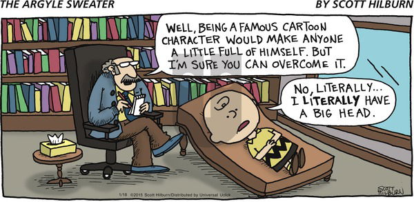 The Argyle Sweater on Sunday January 18, 2015 Comic Strip