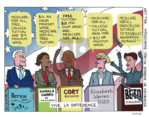 Ted Rall on Wednesday April 17, 2019 Comic Strip