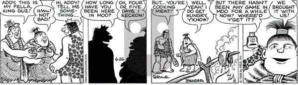Alley Oop on Friday June 26, 1998 Comic Strip