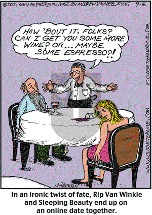 Close to Home - Thursday September 16, 2021 Comic Strip