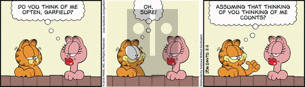 Garfield on Friday February 2, 2018 Comic Strip