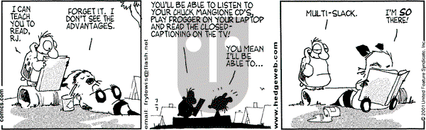 Over the Hedge on Saturday July 7, 2001 Comic Strip