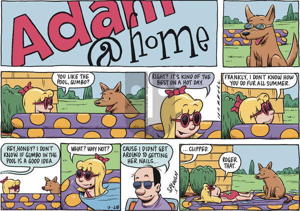 Adam@Home on Sunday July 28, 2019 Comic Strip