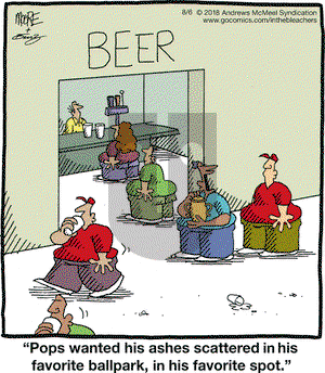 In the Bleachers on Monday August 6, 2018 Comic Strip