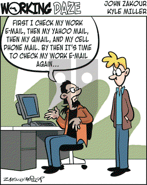 Working Daze on Saturday February 10, 2007 Comic Strip