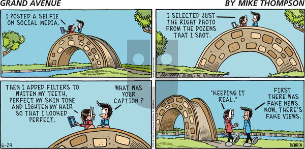 Grand Avenue on Sunday June 24, 2018 Comic Strip