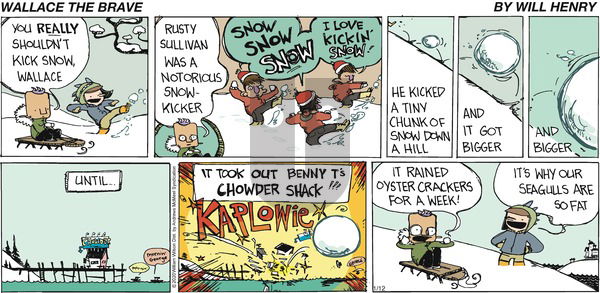 Wallace the Brave on Sunday January 12, 2020 Comic Strip