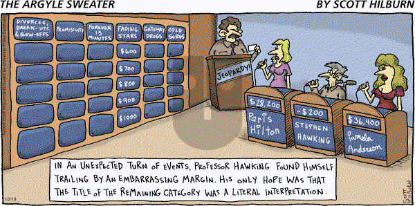 The Argyle Sweater on Sunday October 19, 2008 Comic Strip