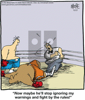 In the Bleachers on Saturday December 27, 2014 Comic Strip