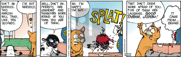 Get Fuzzy on Saturday November 9, 2013 Comic Strip