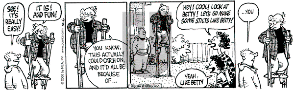 Betty on Friday October 6, 2000 Comic Strip