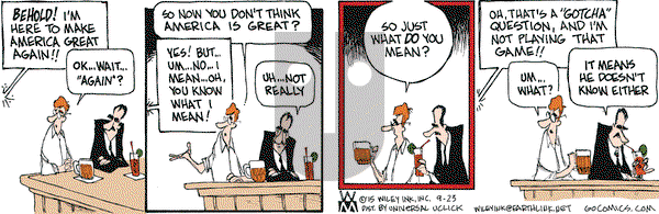 Non Sequitur on Wednesday September 23, 2015 Comic Strip