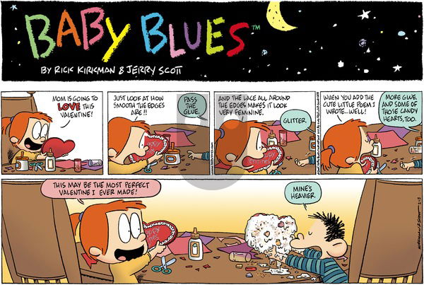 Baby Blues on Tuesday February 15, 2005 Comic Strip