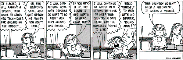 Cathy Classics on Tuesday October 25, 1988 Comic Strip