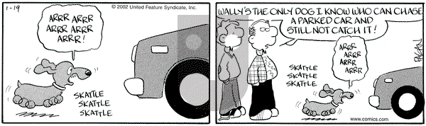 Drabble on Monday March 18, 2002 Comic Strip