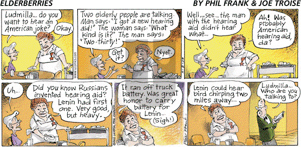 The Elderberries on Sunday May 8, 2005 Comic Strip