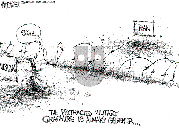 Matt Davies on Tuesday March 13, 2012 Comic Strip