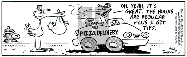 Frank and Ernest on Saturday September 12, 1998 Comic Strip