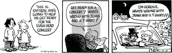 Betty on Wednesday September 10, 1997 Comic Strip
