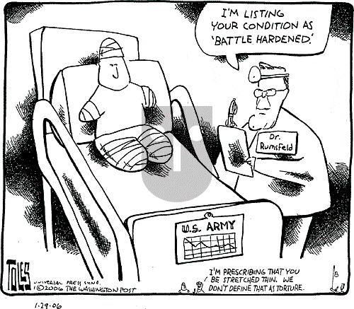 Tom Toles - Sunday January 29, 2006 Comic Strip