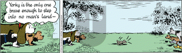 Fred Basset on Friday October 21, 2016 Comic Strip