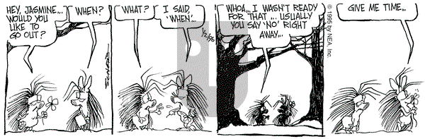 The Grizzwells on Tuesday January 2, 1996 Comic Strip