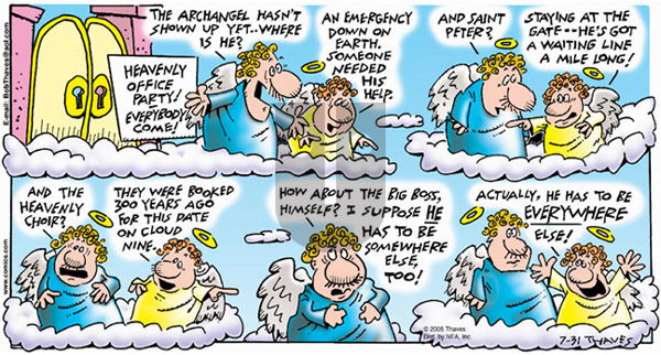 Frank and Ernest on Sunday July 31, 2005 Comic Strip