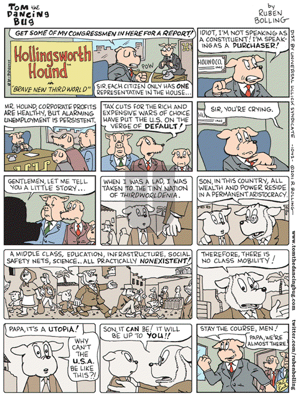 Tom the Dancing Bug on Friday June 17, 2011 Comic Strip