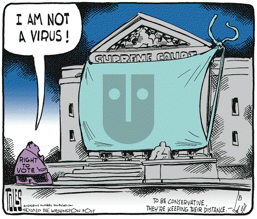 Tom Toles on Wednesday April 8, 2020 Comic Strip