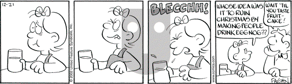 Drabble on Saturday December 21, 2002 Comic Strip