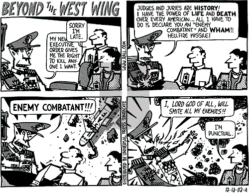 Ted Rall on Thursday December 12, 2002 Comic Strip