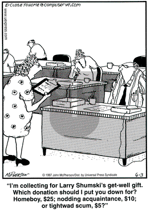 Close to Home on Tuesday June 3, 1997 Comic Strip