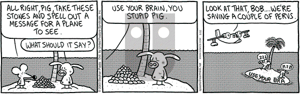 Pearls Before Swine on Saturday March 22, 2003 Comic Strip