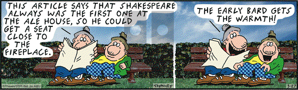 Frank and Ernest on Thursday March 27, 2025 Comic Strip