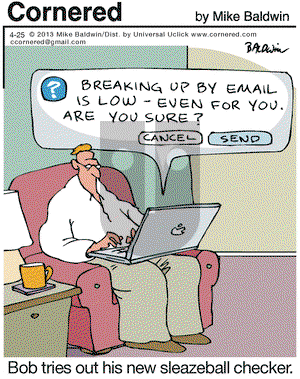 Cornered on Thursday April 25, 2013 Comic Strip