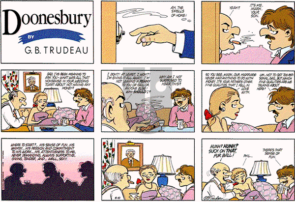 Doonesbury on Sunday June 10, 1990 Comic Strip