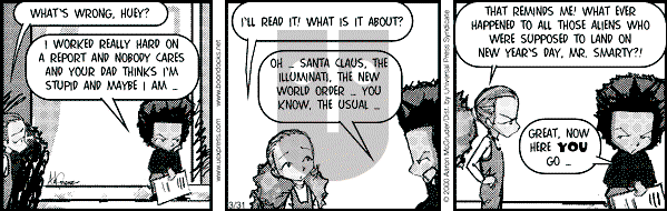The Boondocks on Friday November 2, 2007 Comic Strip