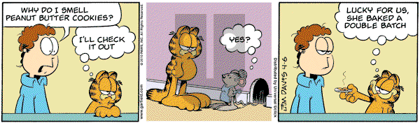 Garfield - Tuesday April 6, 2010 Comic Strip