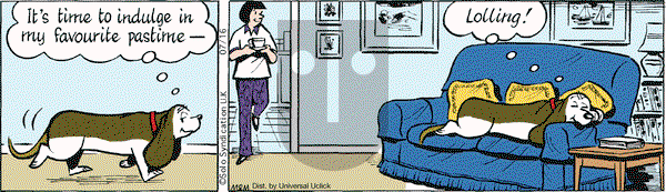 Fred Basset on Thursday July 16, 2015 Comic Strip