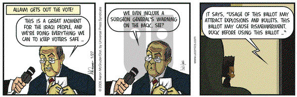 The Boondocks on Thursday January 27, 2005 Comic Strip