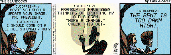 La Cucaracha on Wednesday November 10, 2010 Comic Strip