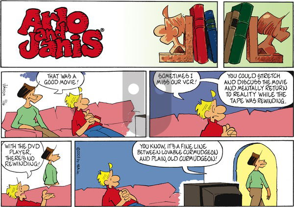 Arlo and Janis on Sunday November 16, 2003 Comic Strip