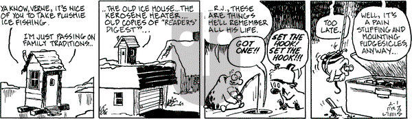 Over the Hedge on Thursday February 1, 1996 Comic Strip