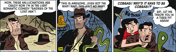 Rip Haywire on Friday April 3, 2015 Comic Strip