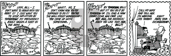 Doonesbury on Monday June 3, 1974 Comic Strip