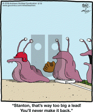 In the Bleachers on Tuesday June 19, 2018 Comic Strip
