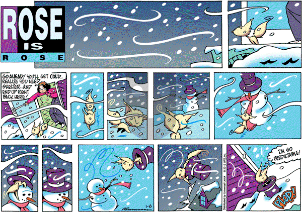 Rose is Rose - Sunday January 8, 2012 Comic Strip