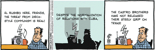 La Cucaracha on Thursday September 3, 2015 Comic Strip