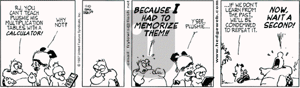 Over the Hedge on Monday November 10, 1997 Comic Strip